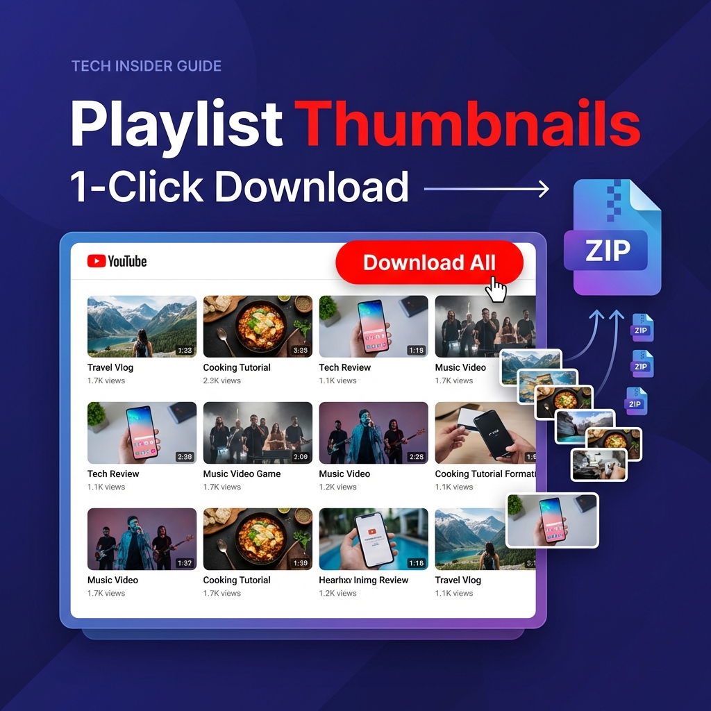 Download Playlist Thumbnails Guide